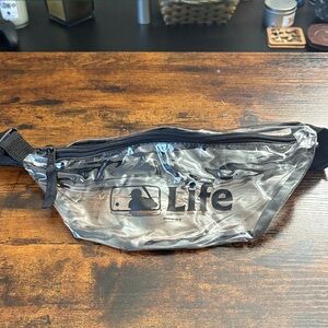 MLB Life clear belt bag / fanny pack unisex NWOT /Stadium Approved